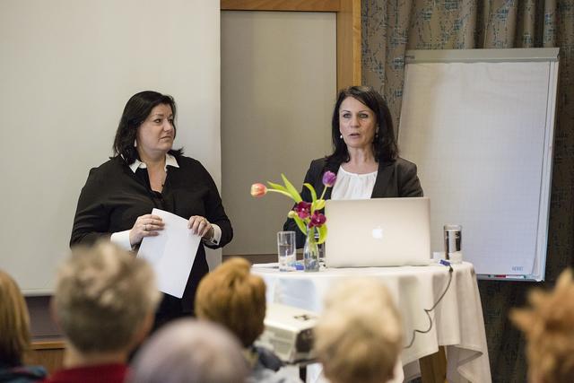 Sybille Prähofer (l.) und Elke Drum. | Foto: Sabine Starmayr