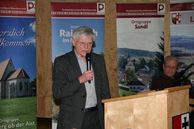 Einen spannenden Überblick über die Entwicklung des Pensionistenverbandes im Bezirk Freistadt gab Vorsitzender-Stv. Ludwig Kürnsteiner.