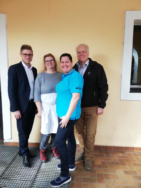 Patrik Fazekas, Gisela Moser, Andrea Hafner-Epple und Karl Krug