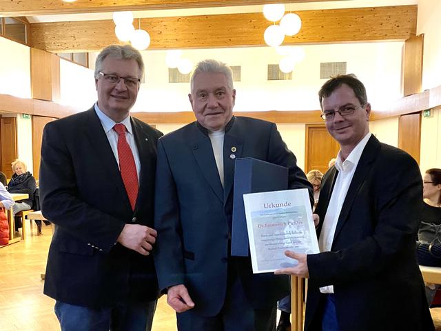  Bürgermeister Christoph Kainz, Dr. Emmerich Pichler, Obmann Ing. Michael Weil | Foto: leadersnet.at