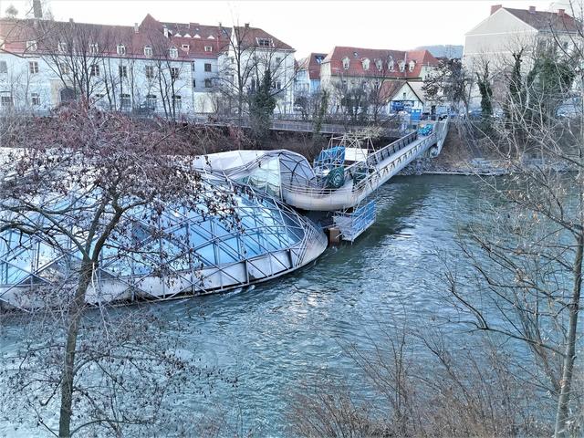 Rammschutz, Grazer Murinsel