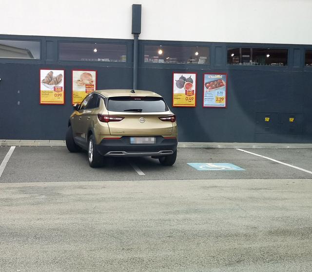 Sehr viel Platz braucht man.