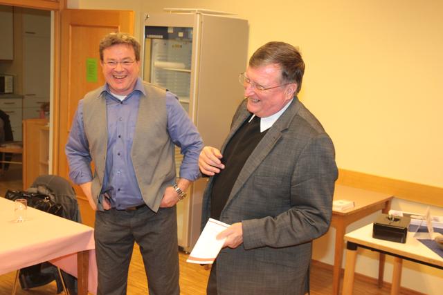 Beide oft mit dem Phänomen Tod konfrontiert: Martin Prein, Franz Neumüller (v.l.)