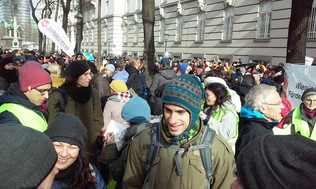 Sozial-KVs 2020 - Demonstration vor dem Sozialministerium