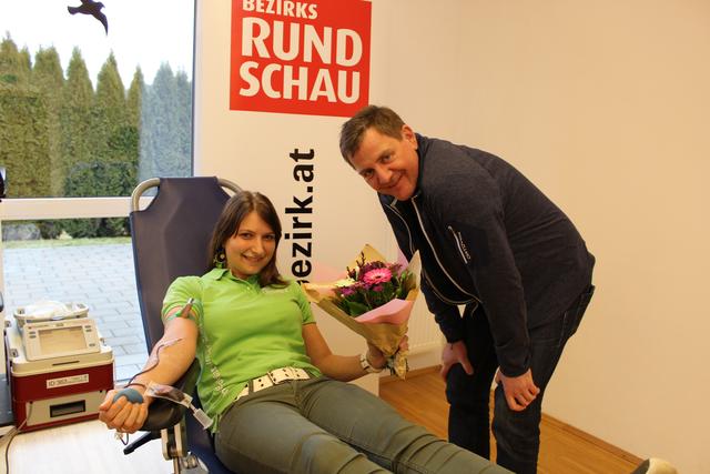 Maria Zauner und Herbert Ibinger vom Techno-Z Braunau. | Foto: Ebner