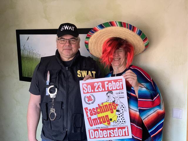 Durch Dobersdorf ziehen die Narren am Faschingsonntag, durch die meisten anderen Orte am Faschingsamstag.