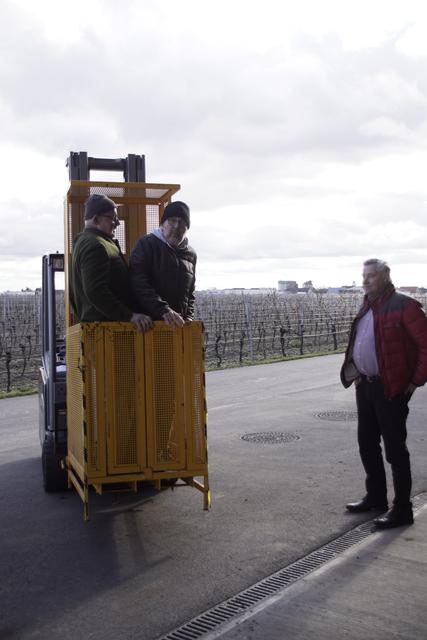 Die letzten Nistkästen wurden im Weingut Scheiblhofer montiert.