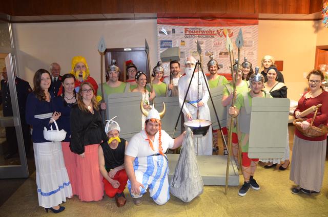 Die Drittplatzierten (Kategorie originell): "Gallius Rothenthurnus" mit Asterix &amp; Co.