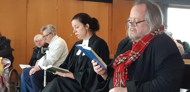 Das Feedback auf den von Kampl und Stäcker gemeinsam gestalteten Gottesdienst war hervorragend.