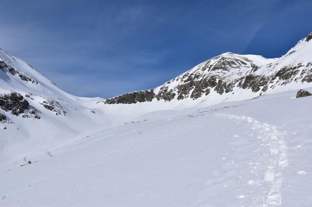 Wieder am Rückweg. Im Sommer kann man die Überschreitung vom Prebertörl zum Rantentörl (Törlwanderung) machen. 