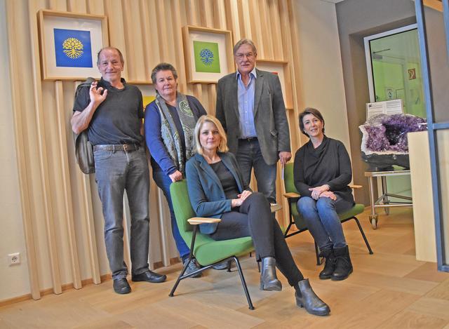 Der Vorstand von "Einfach geben": Norbert Fuchs, Rosi Fuchshofer, Ingrid Laßhofer, Joe Horn, Elvira Gonschorowski-Zehetner.