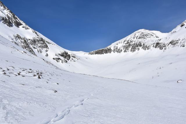 Das Prebertörl im Blick - Bildmitte hinten