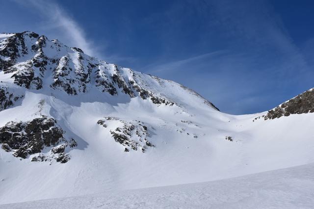 Blick zum Prebertörl mit dem steilen Anstieg (links) auf die Hasen Höhe.