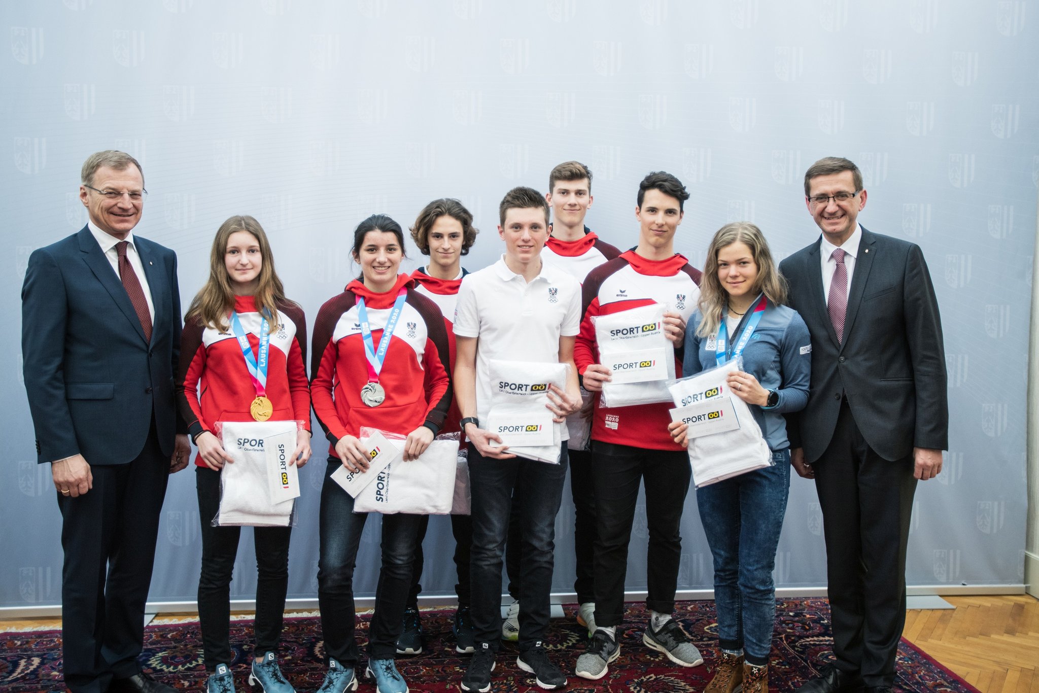 Drei Medaillen, mehrere Top-Platzierungen: Empfang für Youth Olympic ...