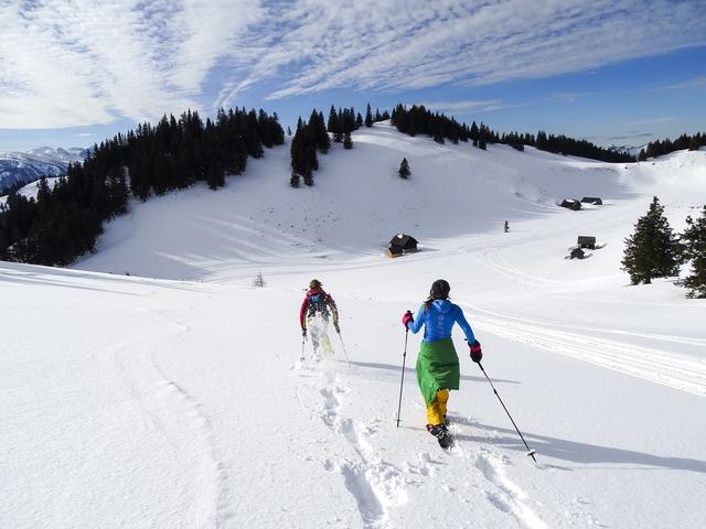 Trendig: Auch im Mürztal werden die Berge immer häufiger mit Schneeschuhen erklommen.