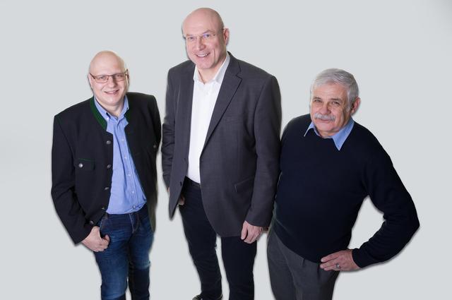 Das Spitzentrio vom Team "SPÖ Mureck und Unabhängige": Josef Kaufmann, Ernst Walisch und Walter Pichler (v.l.).