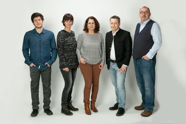 Für die Grünen: Sebastian Witsch, Hermine Triebl, Sonja Witsch, Armin Klein und Roman Michalus (v.l.).  | Foto: Schleich, Bad Radkersburg