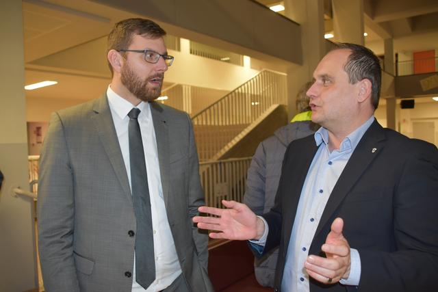 Fachgespräche: Andreas Roth und Mario Raba | Foto: Michael Strini