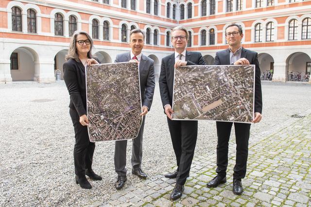Schutzzonen: Strempfl-Ledl, Nagl, Drexler, Inninger (v.l.) | Foto: Stadt Graz/Fischer
