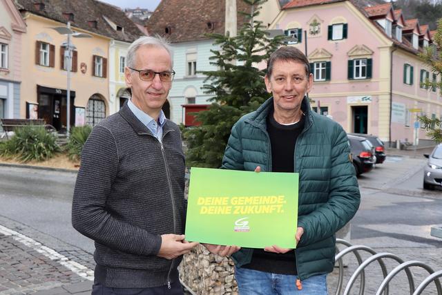 Spitzenkandidaten: Christoph Wallner (Hartberg) und Harald Peindl (Fürstenfeld).
