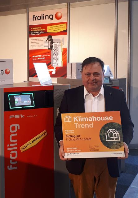 Geschäftsführer Ernst Hutterer ist besonders erfreut über die Auszeichnung.  | Foto: Fröling