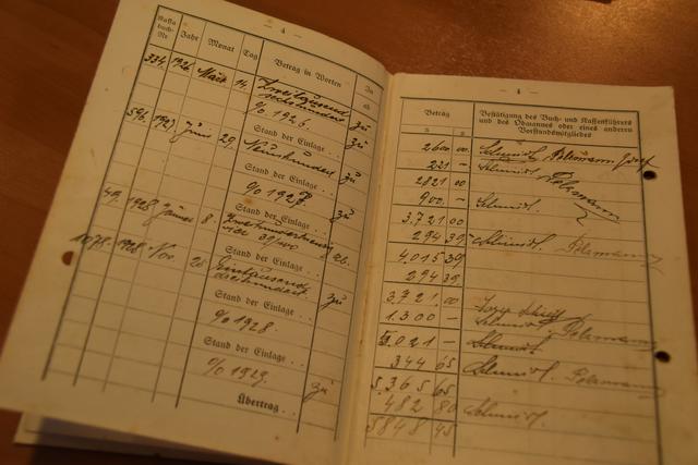 97 Jahre lang hatte die Raiffeisenkasse in Bocksdorf Bestand. Einige alte Sparbücher lagern noch im Archiv. | Foto: Martin Wurglits