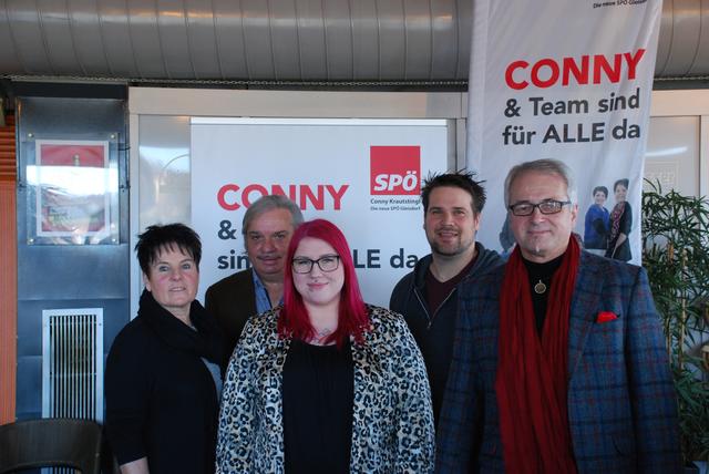 Waltraut Hödl, Hannes Frank, Cornelia Krautstingl, Manfred Prosser und Erwin Kohl | Foto: Patrick Schadl