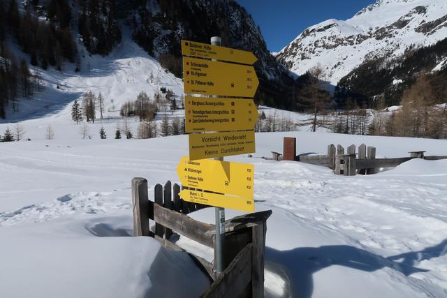 viele Möglichkeiten für Wandertouren im Sommer