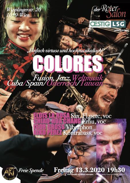 Weltmusik mit ungewöhnlichen, aber sehr virtuosen Farben: COLORES
