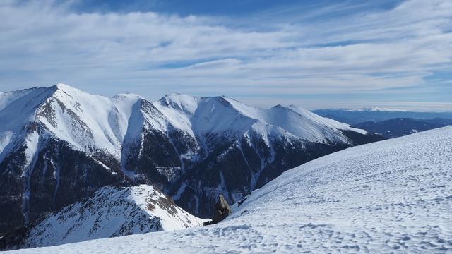 Rupprechtseck, Arfeld, Brennerfeldeck, Feldeck, Trübeck und ganz hinten der Zirbitzkogel