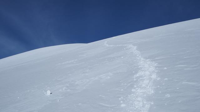 Leichten Schrittes gehts wieder Bergab