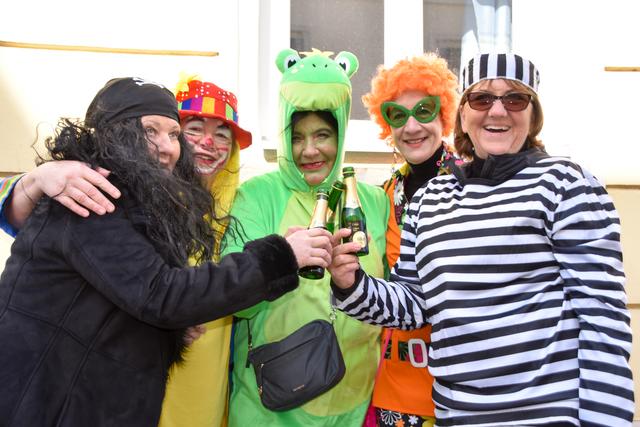 Die Gablitzer Faschingsnarren waren auch in Tulln unterwegs. | Foto: Andreas Schlüsselberger