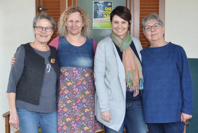 Agnes Roher, Grüne Bezirkssprecherin Martina Eigner, Parteiobfrau Grüne Katsdorf Dagmar Engl, Maria Nesser (von links) | Foto: Boris Lavicka