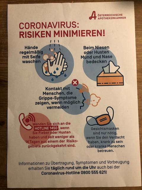 Hinweise der Österreichischen Apothekerkammer
