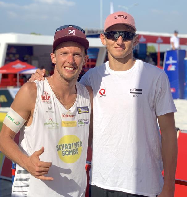 Florian Schnetzer (l.) &amp; Laurenz Leitner wurden Vierte. | Foto: Schnetzer