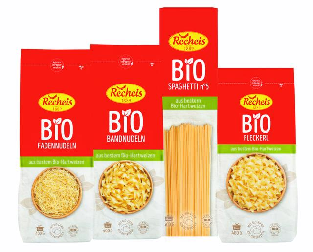 Mittel zum Erfolg, ist laut Recheis, auch die Imagekampagne zur Nachhaltigkeit: Bio und Kartonverpackungen.