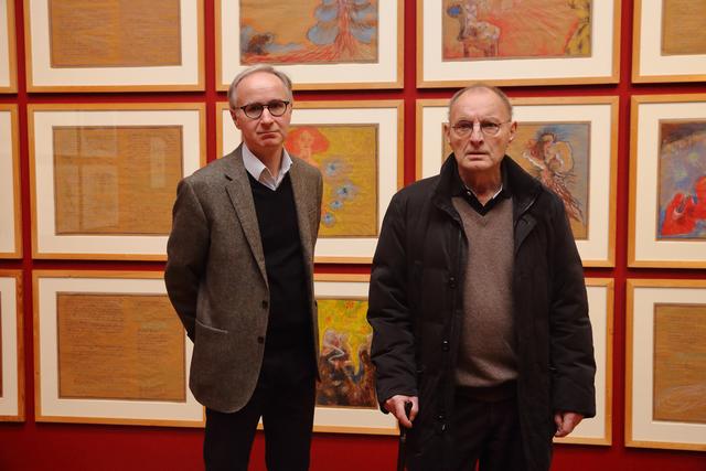 Sind zufrieden: P. Peer (l.), G. Brus | Foto: Universalmuseum Joanneum/J.J. Kucek