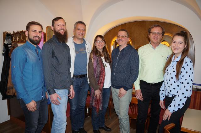 Die Spitzenkandidaten der "Grünen" mit dem Köflacher "Urgestein" Walter Friedrich | Foto: Almer