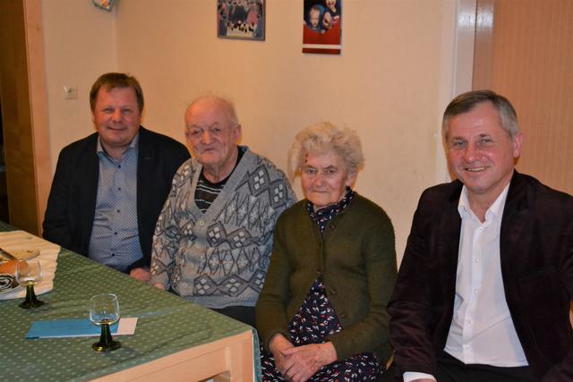 Vizebgm. Bader Alois, Rosenitsch Anton, Rosenitsch Agnes, Bgm. Wiedenhofer Anton 
 | Foto: Gemeinde Draßmarkt