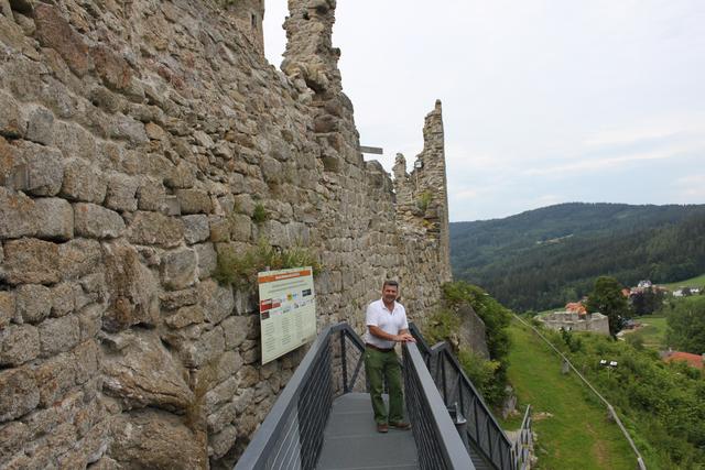 Josef Keplinger war Initiator der Burg-Sanierung. | Foto: BRS