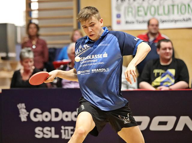 Jonas Promberger holt bei den Tischtennis-Staatsmeisterschaften in Kufstein den fünften Rang.  | Foto: Hörmandinger