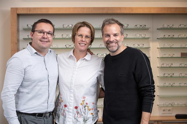 Die Kettners und Chris Schlegel: Ein Team, das seit 15 Jahren gut zusammen arbeitet.  | Foto: Kerstin Reiger