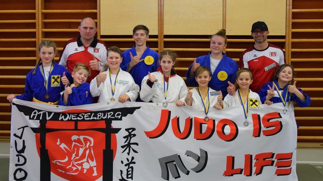 Tolle Leistungen des Judo-Nachwuchses aus Wieselburg: Die jungen Kampfsportler holten insgesamt sechs Medaillen. | Foto: ATV Wieselburg