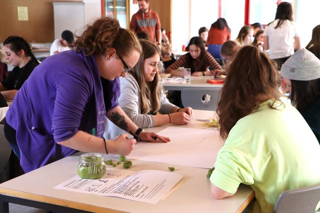 "Sich kreativ ausspinnen", quer denken und nachhaltige Lösungen finden, war das Ziel des Global Goals Design Jams an der TFBS Landeck.
