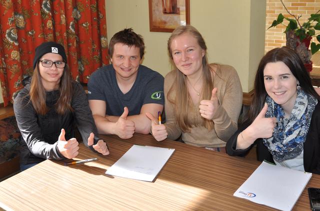 Mitglieder aus den verschiedensten Salzburger Ortsgruppen nahmen beim Ein- und Aufsteigerseminar 2020 teil. (v. l. n. r. Ivana Radic (Landjugend Taxenbach), Martin Steiner (Landjugend Piesendorf), Magdalena Gruber (Landjugend Unternberg) und Johanna Rieder (Landjugend Köstendorf))