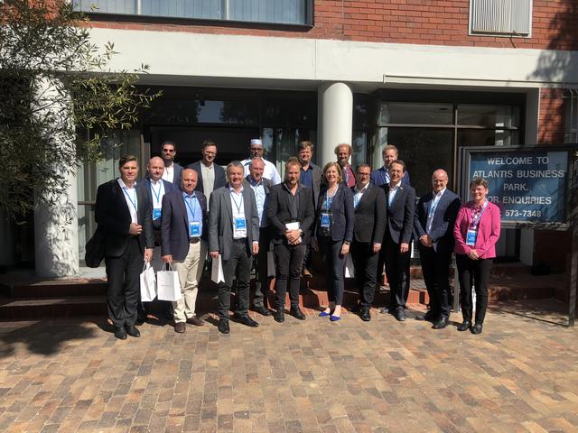 Die Mitglieder der steirischen Wirtschaftsdelegation waren zu Gast im Business-Park in Atlantis.