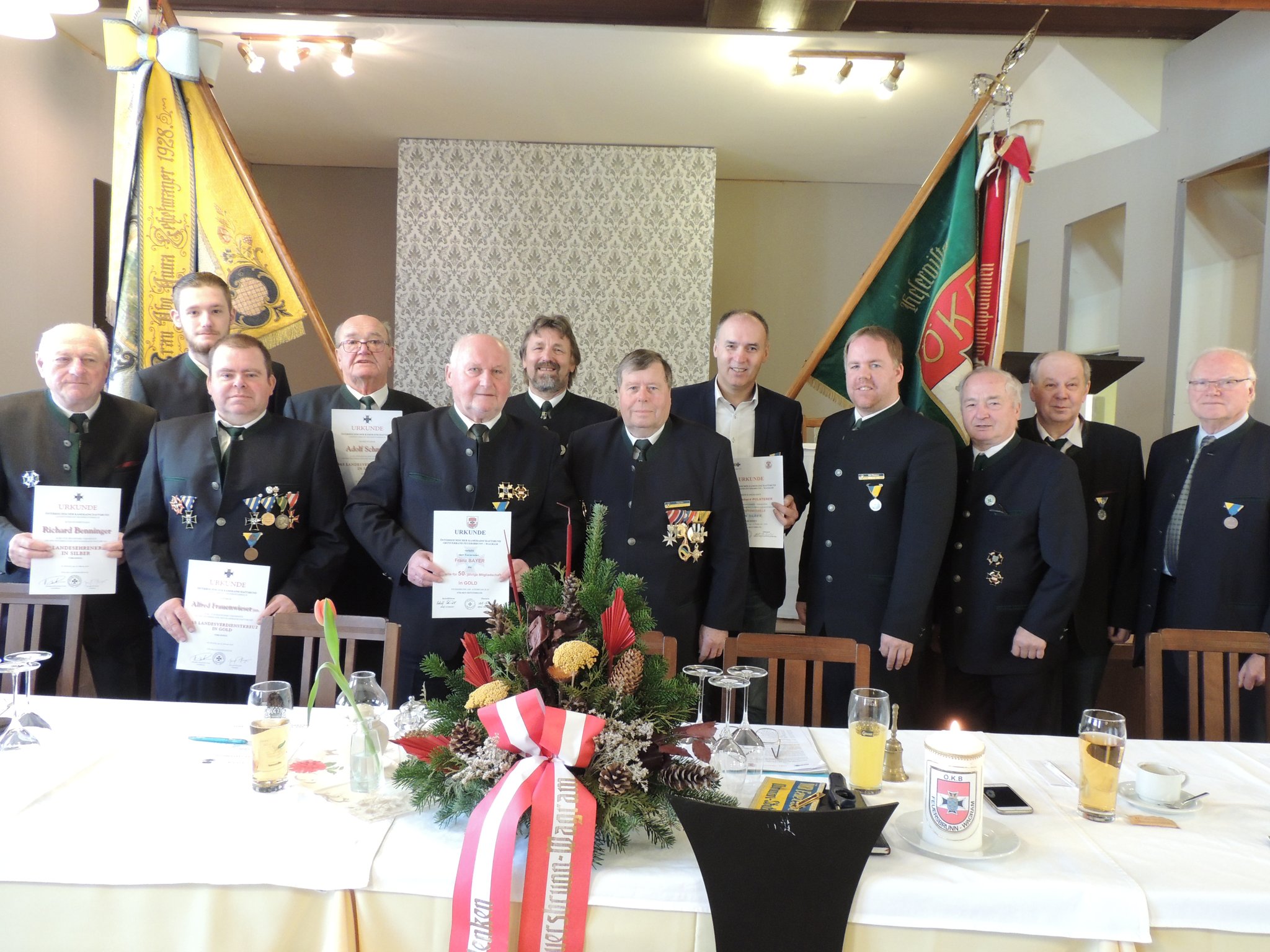 Auszeichnungen und Ehrungen des ÖKB Feuersbrunn-Wagram - Tulln