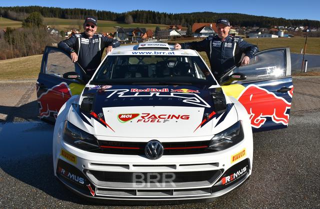 Raimund Baumschlager (re.) und Thomas Zeltner im VW Polo GTI R5 | Foto: Harald Illmer