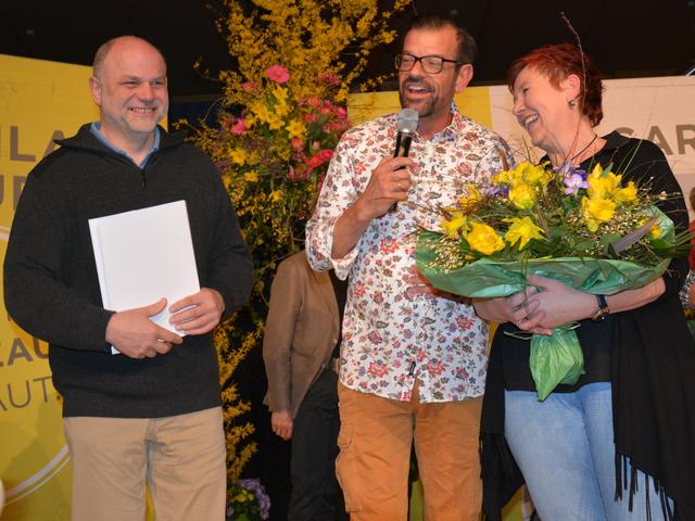 Renate und Alexander Brugger aus Maria Schmolln heimsten den Sieg in der Kategorie "schönster Garten" ein.  | Foto: Grumbach 