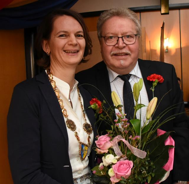 Vor Freude strahlende Gesichter: Bürgermeisterin Kerstin Suchan-Mayr und Vizebürgermeister Ferdinand Bogenreiter.